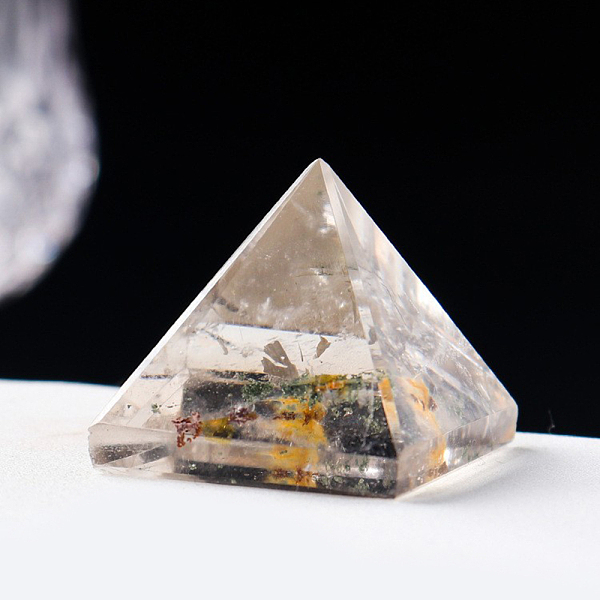 PandaHall Natural Quartz Crystal Energy Generators, Pyramid Reiki Stone for Home Office Desk Decoration, 28~32x28~32x28~32mm Quartz Crystal...
PandaHall Natural Quartz Crystal Energy Generators, Pyramid Reiki Stone for Home Office Desk Decoration, 28~32x28~32x28~32mm Quartz Crystal...