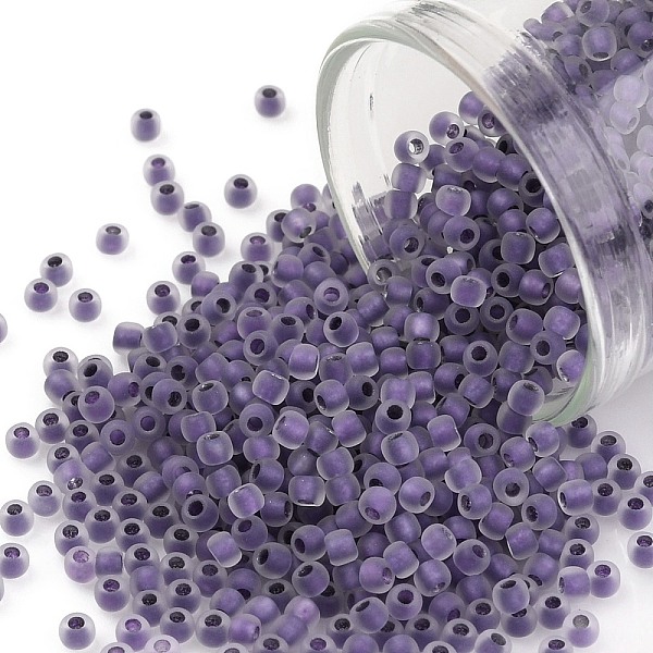 PandaHall TOHO Round Seed Beads, Japanese Seed Beads, (265FM) Metallic Purple Lined Crystal Rainbow Matte, 11/0, 2.2mm, Hole: 0.8mm, about...
PandaHall TOHO Round Seed Beads, Japanese Seed Beads, (265FM) Metallic Purple Lined Crystal Rainbow Matte, 11/0, 2.2mm, Hole: 0.8mm, about...