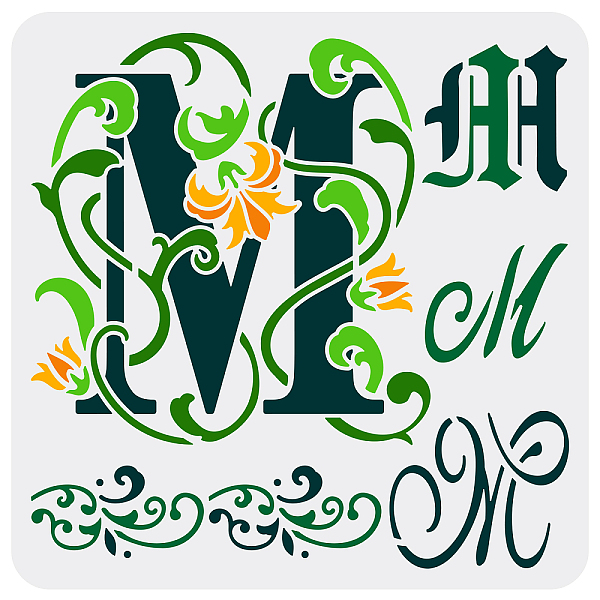 PandaHall PET Hollow Out Drawing Painting Stencils, for DIY Scrapbook, Photo Album, Letter M, 30x30cm Plastic Letter M
PandaHall PET Hollow Out Drawing Painting Stencils, for DIY Scrapbook, Photo Album, Letter M, 30x30cm Plastic Letter M