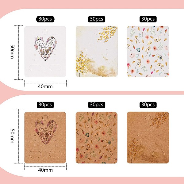 PandaHall Paper Jewelry Display Cards, for Hanging Earring Display, Rectangle, Mixed Color, 50x40x0.3mm, Hole: 5.3mm, 180pcs/set Paper..., Multicolor
PandaHall Paper Jewelry Display Cards, for Hanging Earring Display, Rectangle, Mixed Color, 50x40x0.3mm, Hole: 5.3mm, 180pcs/set Paper..., Multicolor