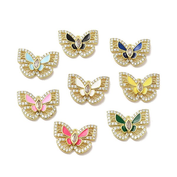 PandaHall Rack Plating Brass Cubic Zirconia Pendants, with Enamel, Long-Lasting Plated, Lead Free & Cadmium Free, Real 18K Gold Plated..., Multicolor
PandaHall Rack Plating Brass Cubic Zirconia Pendants, with Enamel, Long-Lasting Plated, Lead Free & Cadmium Free, Real 18K Gold Plated..., Multicolor