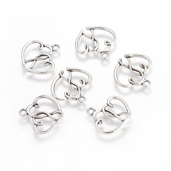 PandaHall Tibetan Style Alloy Pendants, Cadmium Free & Lead Free, Heart, Antique Silver, 20x19x2mm Alloy Heart
PandaHall Tibetan Style Alloy Pendants, Cadmium Free & Lead Free, Heart, Antique Silver, 20x19x2mm Alloy Heart