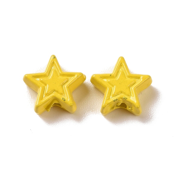 PandaHall Spray Painted Alloy Beads, Star, Yellow, 7x7.5x3.2mm, Hole: 1.2mm Alloy Star Yellow
PandaHall Spray Painted Alloy Beads, Star, Yellow, 7x7.5x3.2mm, Hole: 1.2mm Alloy Star Yellow