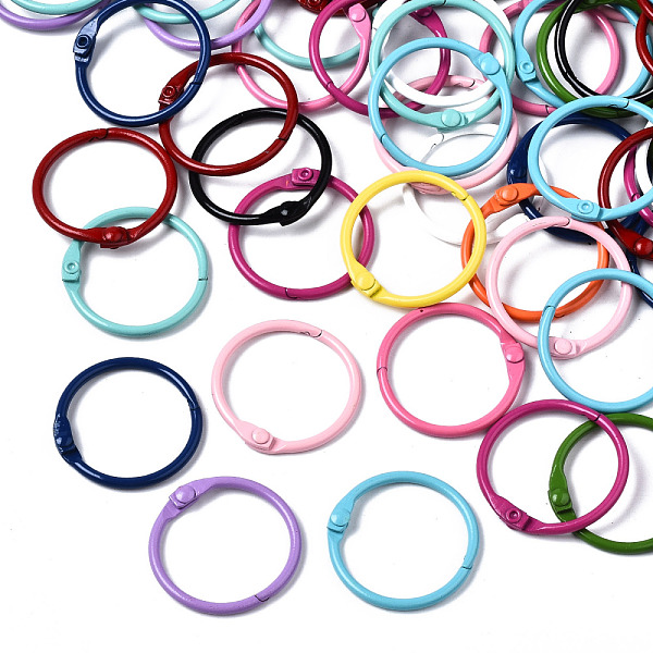 PandaHall Spray Painted Iron Split Key Rings, Ring, Mixed Color, 30x4mm Iron Ring Multicolor
PandaHall Spray Painted Iron Split Key Rings, Ring, Mixed Color, 30x4mm Iron Ring Multicolor