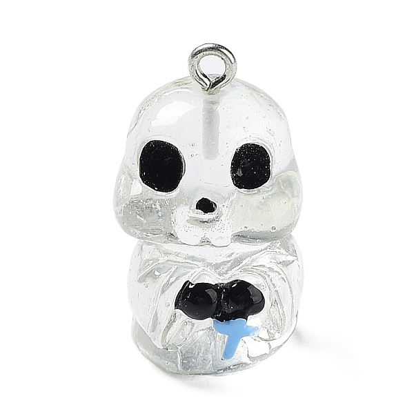 PandaHall Resin Pendants, Halloween Ghost Charms with Platinum Tone Iron Loops, Clear, 28x15x16mm, Hole: 2mm Iron+Resin Ghost Clear
PandaHall Resin Pendants, Halloween Ghost Charms with Platinum Tone Iron Loops, Clear, 28x15x16mm, Hole: 2mm Iron+Resin Ghost Clear
