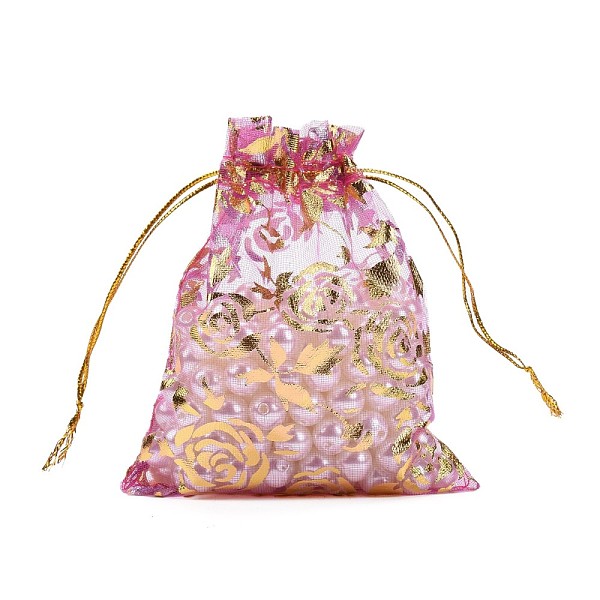PandaHall Rose Printed Organza Bags, Gift Bags, Rectangle, Orchid, 12x10cm Organza Flower Purple
PandaHall Rose Printed Organza Bags, Gift Bags, Rectangle, Orchid, 12x10cm Organza Flower Purple