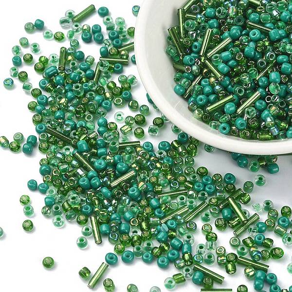 PandaHall Opaque & Transparent Inside Colours Glass Seed Beads, Round Hole, Round & Tube, Green, 2~3x1.5~9mm, Hole: 0.8~1mm Glass Green
PandaHall Opaque & Transparent Inside Colours Glass Seed Beads, Round Hole, Round & Tube, Green, 2~3x1.5~9mm, Hole: 0.8~1mm Glass Green