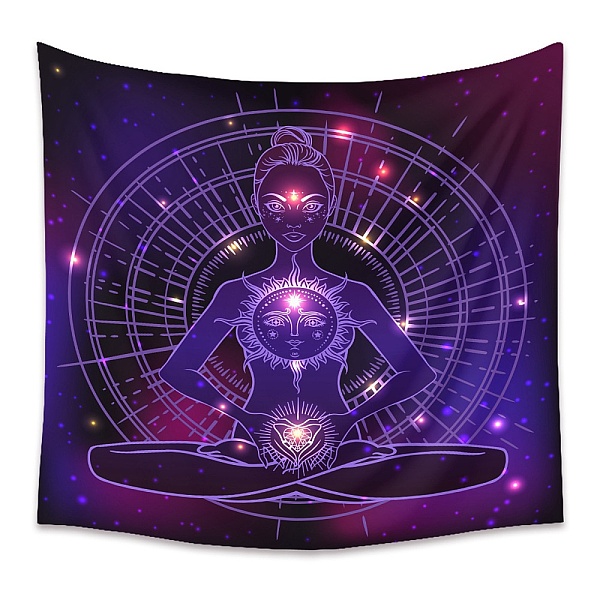 PandaHall Yoga Meditation Trippy Polyester Wall Hanging Tapestry, Bohemian Mandala Psychedelic Tapestry for Bedroom Living Room Decoration..., Purple
PandaHall Yoga Meditation Trippy Polyester Wall Hanging Tapestry, Bohemian Mandala Psychedelic Tapestry for Bedroom Living Room Decoration..., Purple