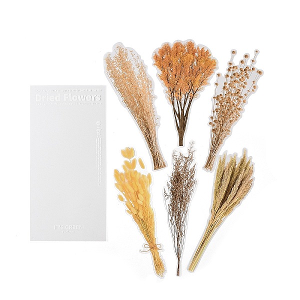 PandaHall 6Pcs PET Self Adhesive Plant Decorative Stickers, Waterproof Vintage Floral Decals, for DIY Scrapbooking, Sandy Brown...
PandaHall 6Pcs PET Self Adhesive Plant Decorative Stickers, Waterproof Vintage Floral Decals, for DIY Scrapbooking, Sandy Brown...