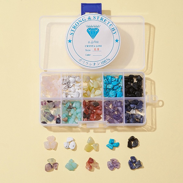 PandaHall Jewelry Finding Making Kits, Including 80G 10 Styles Natural & Synthetic Gemstone Chip Beads and Clear Elastic Crystal Thread...
PandaHall Jewelry Finding Making Kits, Including 80G 10 Styles Natural & Synthetic Gemstone Chip Beads and Clear Elastic Crystal Thread...