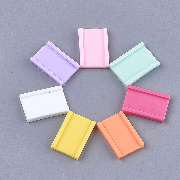 PandaHall Resin Cabochons, Rectangle, Mixed Color, 23.5x15.5~16x4mm Resin Rectangle Multicolor
PandaHall Resin Cabochons, Rectangle, Mixed Color, 23.5x15.5~16x4mm Resin Rectangle Multicolor