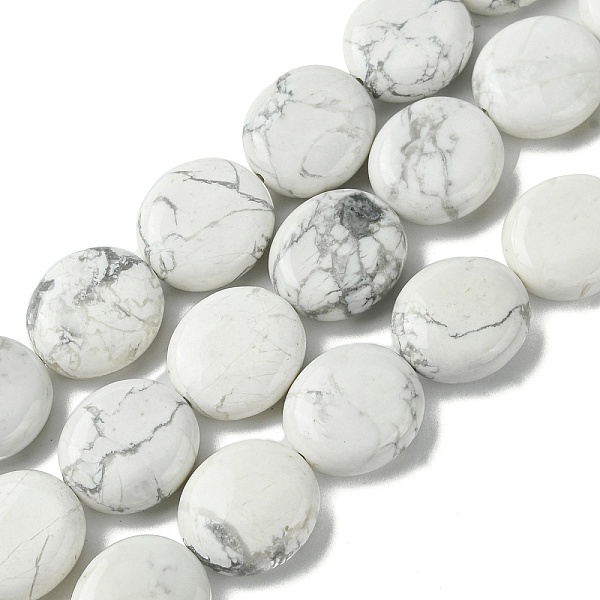 PandaHall Natural Howlite Beads Strands, Flat Oval, 15~16x13.5~14x6~7mm, Hole: 1mm, about 26pcs/strand, 15.79''(40.1cm) Howlite Oval
PandaHall Natural Howlite Beads Strands, Flat Oval, 15~16x13.5~14x6~7mm, Hole: 1mm, about 26pcs/strand, 15.79''(40.1cm) Howlite Oval