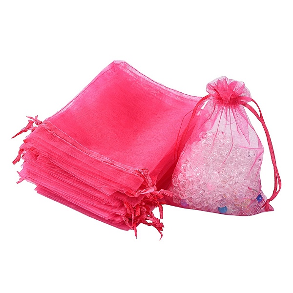 PandaHall Organza Bags Jewellery Storage Pouches, Wedding Favour Party Mesh Drawstring Gift Bags, Medium Violet Red, 15x10cm Organza...
PandaHall Organza Bags Jewellery Storage Pouches, Wedding Favour Party Mesh Drawstring Gift Bags, Medium Violet Red, 15x10cm Organza...