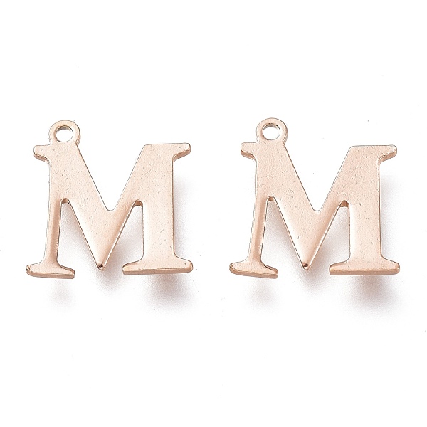 PandaHall Vacuum Plating 304 Stainless Steel Charms, Laser Cut, Alphabet, Rose Gold, Letter.M, 12x11.5x0.8mm, Hole: 1mm 304 Stainless Steel...
PandaHall Vacuum Plating 304 Stainless Steel Charms, Laser Cut, Alphabet, Rose Gold, Letter.M, 12x11.5x0.8mm, Hole: 1mm 304 Stainless Steel...