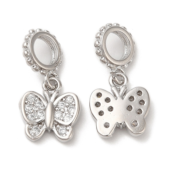 PandaHall Brass Micro Pave Clear Cubic Zirconia Pendants, Lead Free & Cadmium Free, Butterfly, Platinum, 18.5mm, Pendent: 10.5x9x2.5mm, Hole...
PandaHall Brass Micro Pave Clear Cubic Zirconia Pendants, Lead Free & Cadmium Free, Butterfly, Platinum, 18.5mm, Pendent: 10.5x9x2.5mm, Hole...
