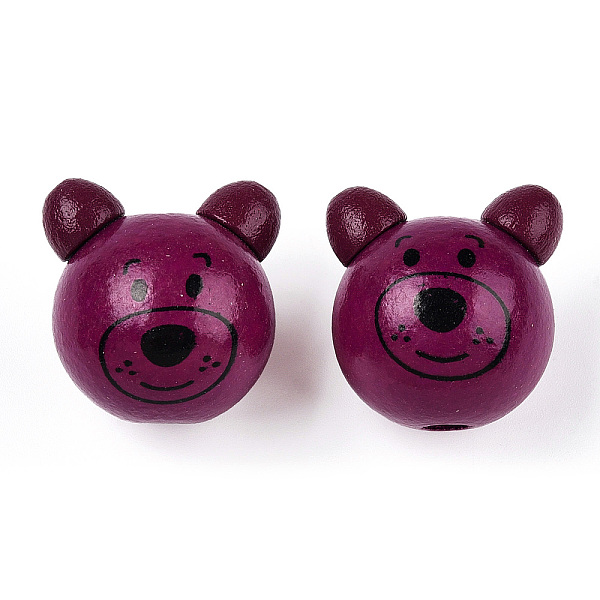 PandaHall Natural Wooden Beads, Bear, Purple, 27x26.5~28x23.5~25.5mm, Hole: 5mm Wood Bear Purple
PandaHall Natural Wooden Beads, Bear, Purple, 27x26.5~28x23.5~25.5mm, Hole: 5mm Wood Bear Purple