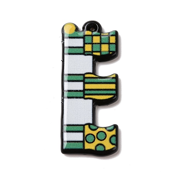 PandaHall Circus Theme Printed Acrylic Pendants, Joker, Letter Charm, Letter E, 33x13.5x2mm, Hole: 0.9mm Acrylic Letter E
PandaHall Circus Theme Printed Acrylic Pendants, Joker, Letter Charm, Letter E, 33x13.5x2mm, Hole: 0.9mm Acrylic Letter E