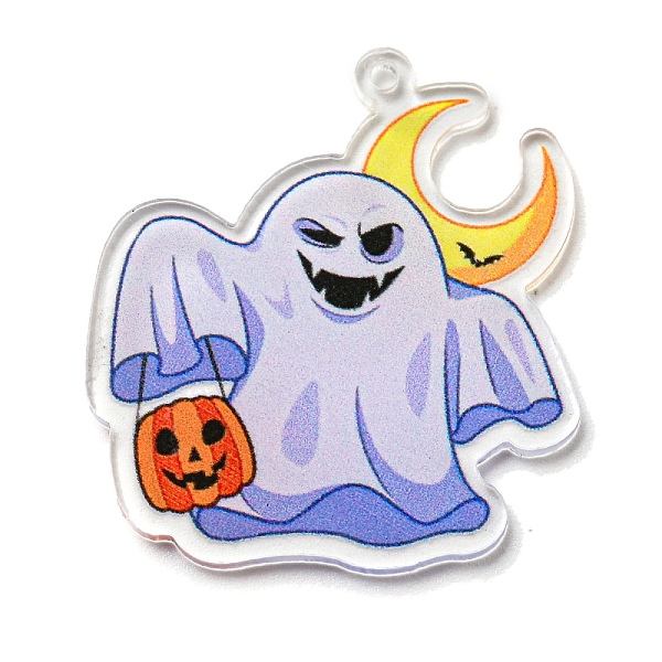 PandaHall Halloween Theme Printed Acrylic Pendants, Ghost, 36.5x33x1.5mm, Hole: 1.5mm Acrylic Ghost Purple
PandaHall Halloween Theme Printed Acrylic Pendants, Ghost, 36.5x33x1.5mm, Hole: 1.5mm Acrylic Ghost Purple