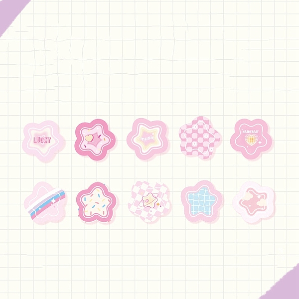 PandaHall Paper Stickers, for DIY Scrapbooking, Photo Album Decoration, Pink, Star: 18x17mm Paper Star Pink
PandaHall Paper Stickers, for DIY Scrapbooking, Photo Album Decoration, Pink, Star: 18x17mm Paper Star Pink