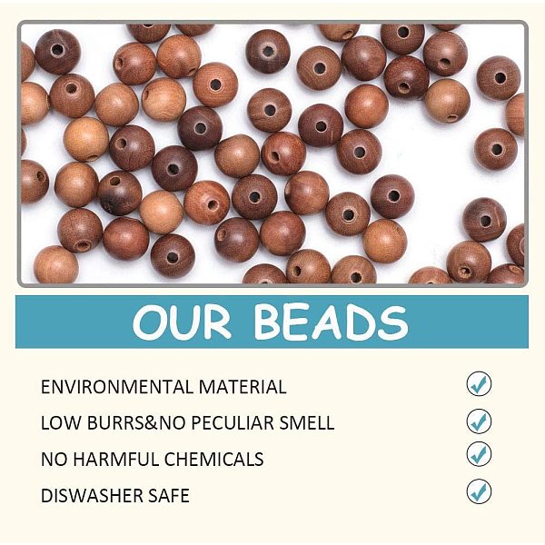 PandaHall PH 100 pcs 10mm Natural Wood Spacer Beads Round Polished Ball Wooden Loose Beads for Bracelet Pendants Crafts DIY Jewelry Making..., Brown
PandaHall PH 100 pcs 10mm Natural Wood Spacer Beads Round Polished Ball Wooden Loose Beads for Bracelet Pendants Crafts DIY Jewelry Making..., Brown