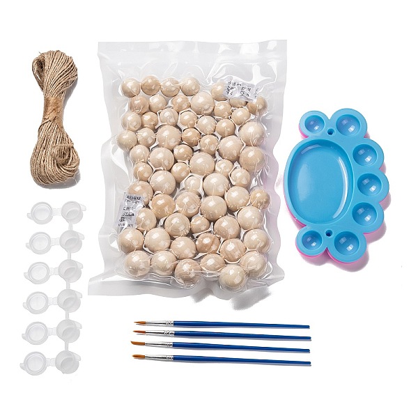 PandaHall DIY Decorative Wood Crafting Balls, includ No Hole Natural Wooden Round Beads, Plastic Empty Paint Palette & Watercolor Oil..., Multicolor
PandaHall DIY Decorative Wood Crafting Balls, includ No Hole Natural Wooden Round Beads, Plastic Empty Paint Palette & Watercolor Oil..., Multicolor