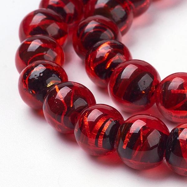 PandaHall Handmade Silver Foil Lampwork Beads Strands, Round, Red, 10mm, Hole: 2mm, 40pcs/strand, 14.57 inch Silver Foil Round Red
PandaHall Handmade Silver Foil Lampwork Beads Strands, Round, Red, 10mm, Hole: 2mm, 40pcs/strand, 14.57 inch Silver Foil Round Red