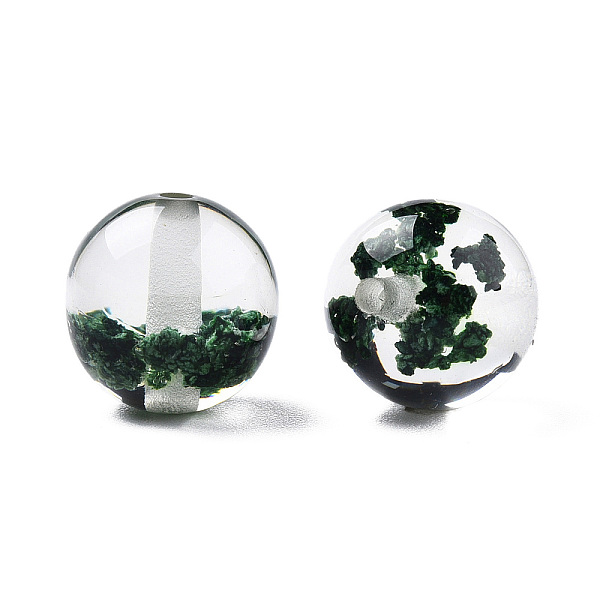 PandaHall Transparent Resin Beads, Round, Dark Green, 12x11.5mm, Hole: 1.6~1.8mm Resin Round
PandaHall Transparent Resin Beads, Round, Dark Green, 12x11.5mm, Hole: 1.6~1.8mm Resin Round