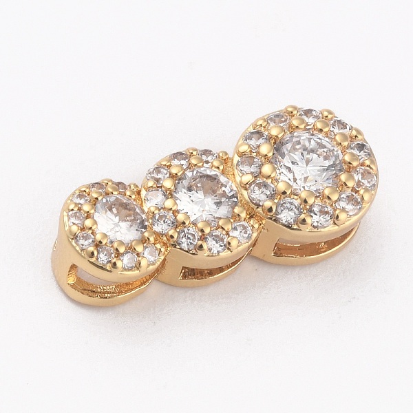 PandaHall Brass Clear Cubic Zirconia Pendants, Long-Lasting Plated, Golden, 17.5x8x5.5mm, Hole: 4mm Brass+Cubic Zirconia Others Clear
PandaHall Brass Clear Cubic Zirconia Pendants, Long-Lasting Plated, Golden, 17.5x8x5.5mm, Hole: 4mm Brass+Cubic Zirconia Others Clear