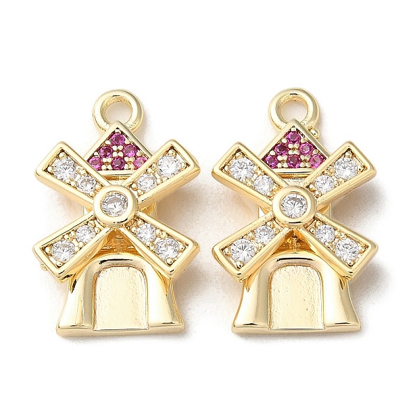 PandaHall Brass Micro Pave Cubic Zirconia Pendants, Windmill Charms, Real 18K Gold Plated, 18.5x12x4.5mm, Hole: 1.6mm Brass+Cubic Zirconia..., Pink
PandaHall Brass Micro Pave Cubic Zirconia Pendants, Windmill Charms, Real 18K Gold Plated, 18.5x12x4.5mm, Hole: 1.6mm Brass+Cubic Zirconia..., Pink