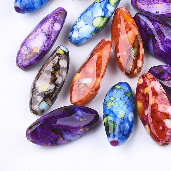 PandaHall Acrylic Beads, Spray Painted Style, Nuggets, Mixed Color, 19x9x6.5mm, Hole: 2mm Acrylic Nuggets Multicolor
PandaHall Acrylic Beads, Spray Painted Style, Nuggets, Mixed Color, 19x9x6.5mm, Hole: 2mm Acrylic Nuggets Multicolor