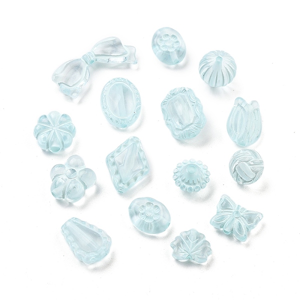 PandaHall Transparent Acrylic Beads, Mixed Shapes, Aqua, 10~18x11~28.5x4.5~12mm, Hole: 1.6~2.5mm, 683pcs/500g Acrylic Mixed Shapes Cyan
PandaHall Transparent Acrylic Beads, Mixed Shapes, Aqua, 10~18x11~28.5x4.5~12mm, Hole: 1.6~2.5mm, 683pcs/500g Acrylic Mixed Shapes Cyan