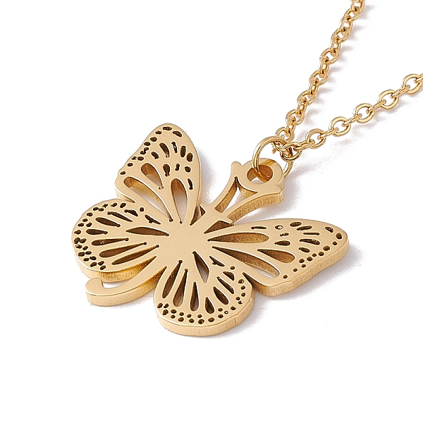 PandaHall Initial Letter with Butterfly Pendant Necklace, Golden 304 Stainless Steel Jewelry for Women, Letter.J, Pendant: 19x22x1mm, 15.55...
PandaHall Initial Letter with Butterfly Pendant Necklace, Golden 304 Stainless Steel Jewelry for Women, Letter.J, Pendant: 19x22x1mm, 15.55...