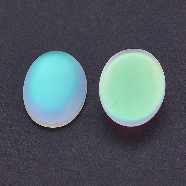 PandaHall Glass Cabochons, Frosted, Oval, Pale Green, 30x22x8~8.5mm Glass Oval Green
PandaHall Glass Cabochons, Frosted, Oval, Pale Green, 30x22x8~8.5mm Glass Oval Green