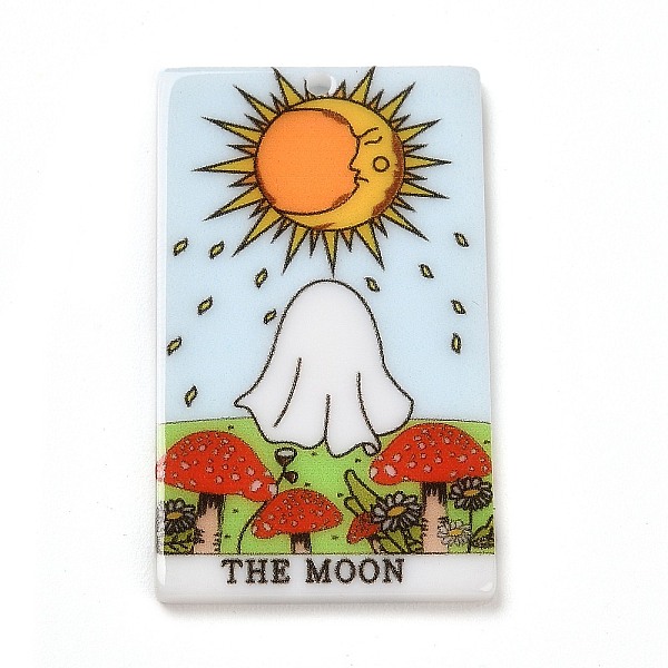 PandaHall Halloween Theme Acrylic Pendants, Rectangle, Moon, 40.5x23.5x2mm, Hole: 1.6mm Acrylic Moon
PandaHall Halloween Theme Acrylic Pendants, Rectangle, Moon, 40.5x23.5x2mm, Hole: 1.6mm Acrylic Moon