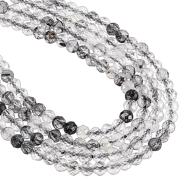 PandaHall 2 Strands About 316 Pcs Faceted Natural Stone Beads, 2mm Black Rutilated Quartz Beads Round Gemstone Loose Beads Spacer Beads for...
PandaHall 2 Strands About 316 Pcs Faceted Natural Stone Beads, 2mm Black Rutilated Quartz Beads Round Gemstone Loose Beads Spacer Beads for...