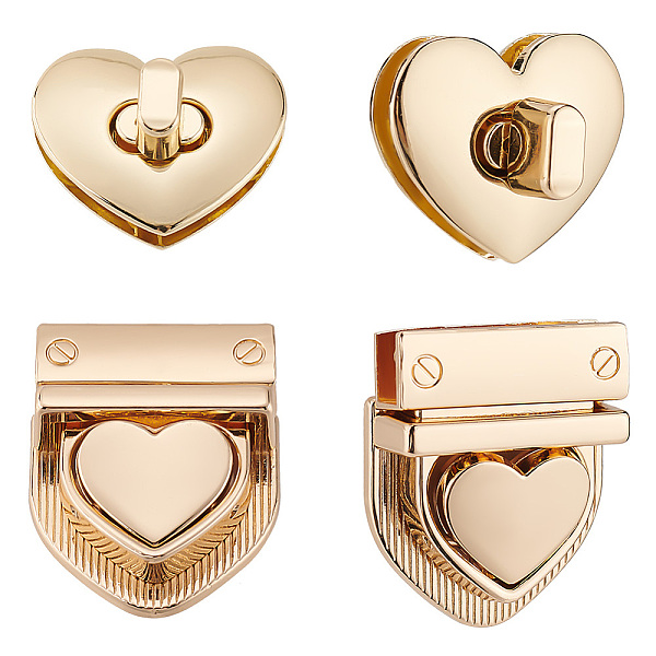PandaHall WADORN 4 Sets Purse Twist Turn Lock, 2 Styles Heart-Shaped Purse Closure Twist Lock Fasteners Metal Bag Clip Clasps Clutches Purse...
PandaHall WADORN 4 Sets Purse Twist Turn Lock, 2 Styles Heart-Shaped Purse Closure Twist Lock Fasteners Metal Bag Clip Clasps Clutches Purse...