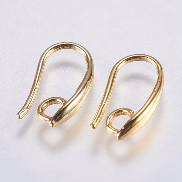 PandaHall Brass Earring Hooks, with Horizontal Loop, Long-Lasting Plated, Lead Free & Cadmium Free, Golden, 15x8x2.5mm, Hole: 2.5mm, 18...
PandaHall Brass Earring Hooks, with Horizontal Loop, Long-Lasting Plated, Lead Free & Cadmium Free, Golden, 15x8x2.5mm, Hole: 2.5mm, 18...