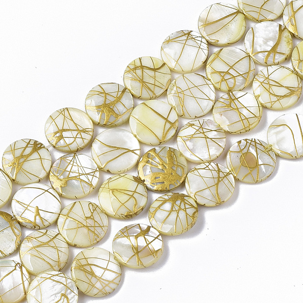 PandaHall Drawbench Freshwater Shell Beads Strands, Dyed, Flat Round, White, 10.5~11.5x2~3mm, Hole: 1mm, about 32pcs/Strand, 14.17...
PandaHall Drawbench Freshwater Shell Beads Strands, Dyed, Flat Round, White, 10.5~11.5x2~3mm, Hole: 1mm, about 32pcs/Strand, 14.17...