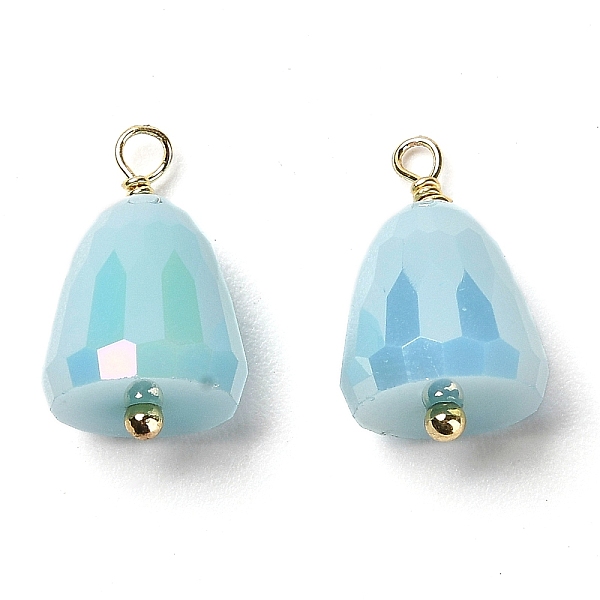 PandaHall Glass Pendants, with Rack Plating Real 18K Gold Plated Brass Loops, Faceted Teardrop Charms, Sky Blue, 16.5~17x10mm, Hole: 1.8mm...
PandaHall Glass Pendants, with Rack Plating Real 18K Gold Plated Brass Loops, Faceted Teardrop Charms, Sky Blue, 16.5~17x10mm, Hole: 1.8mm...