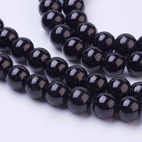 PandaHall Painted Glass Bead Strands, Baking Paint, Round, Black, 8mm, Hole: 1.3~1.6mm, about 100pcs/strand, 31.4 inch Glass Round Black
PandaHall Painted Glass Bead Strands, Baking Paint, Round, Black, 8mm, Hole: 1.3~1.6mm, about 100pcs/strand, 31.4 inch Glass Round Black