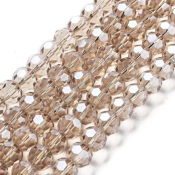 PandaHall Electroplate Transparent Glass Beads Strands, Faceted(32 Facets), Round, Pearl Luster Plated, Tan, 10mm, Hole: 1.2mm, about..., Orange
PandaHall Electroplate Transparent Glass Beads Strands, Faceted(32 Facets), Round, Pearl Luster Plated, Tan, 10mm, Hole: 1.2mm, about..., Orange