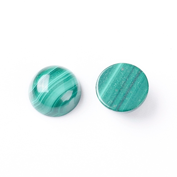 PandaHall Natural Malachite Cabochons, Half Round/Dome, 8x4mm Malachite Half Round
PandaHall Natural Malachite Cabochons, Half Round/Dome, 8x4mm Malachite Half Round