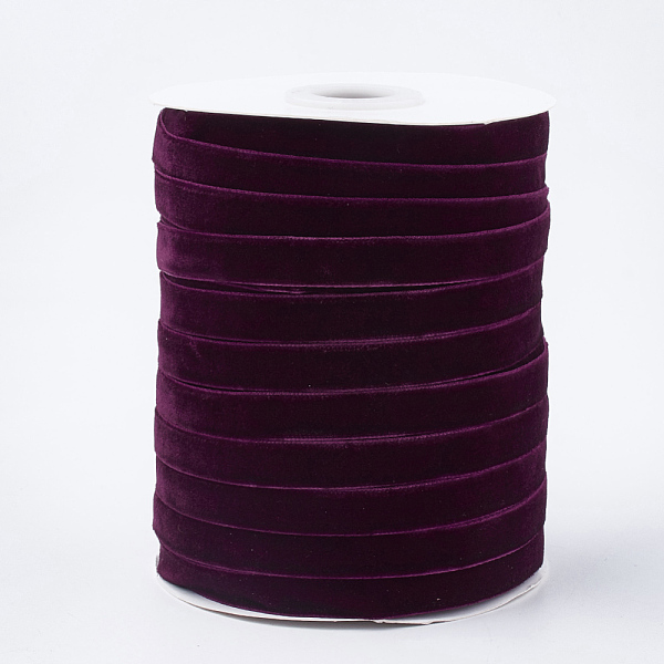 PandaHall Single Face Velvet Ribbon, Medium Violet Red, 3/8 inch(9.5~10mm), about 50yards/roll(45.72m/roll) Velvet None
PandaHall Single Face Velvet Ribbon, Medium Violet Red, 3/8 inch(9.5~10mm), about 50yards/roll(45.72m/roll) Velvet None