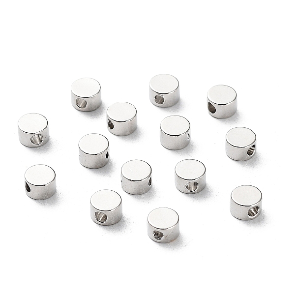 PandaHall Rack Plating Brass Spacer Beads, Flat Round, Platinum, 4x2.5mm, Hole: 1.2mm Brass Flat Round
PandaHall Rack Plating Brass Spacer Beads, Flat Round, Platinum, 4x2.5mm, Hole: 1.2mm Brass Flat Round