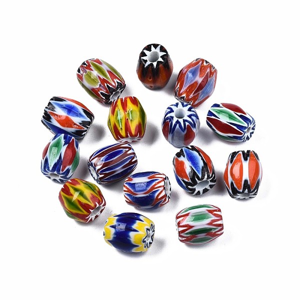 PandaHall Handmade Millefiori Lampwork Beads, Barrel, Mixed Color, 11~13x10~11mm, Hole: 1.4~4mm Millefiori Lampwork Barrel Multicolor
PandaHall Handmade Millefiori Lampwork Beads, Barrel, Mixed Color, 11~13x10~11mm, Hole: 1.4~4mm Millefiori Lampwork Barrel Multicolor