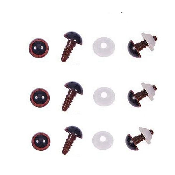 PandaHall Craft Plastic Doll Eyes, Stuffed Toy Eyes, Coconut Brown, 16mm Plastic Brown
PandaHall Craft Plastic Doll Eyes, Stuffed Toy Eyes, Coconut Brown, 16mm Plastic Brown