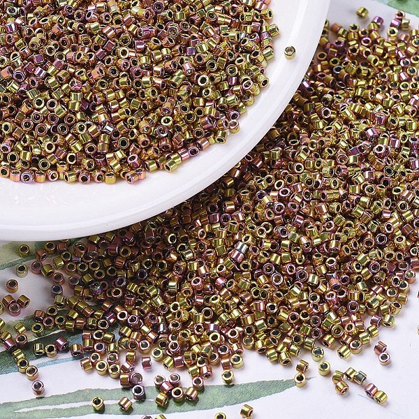 PandaHall MIYUKI Delica Beads, Cylinder, Japanese Seed Beads, 11/0, (DB0507) Pink Gold Iris, 1.3x1.6mm, Hole: 0.8mm, about 2000pcs/10g Glass...
PandaHall MIYUKI Delica Beads, Cylinder, Japanese Seed Beads, 11/0, (DB0507) Pink Gold Iris, 1.3x1.6mm, Hole: 0.8mm, about 2000pcs/10g Glass...