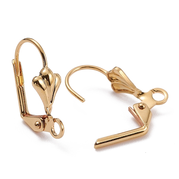 PandaHall Brass Leverback Earring Findings, with Loop, Long-Lasting Plated, Real 18K Gold Plated, 16x11x5.5mm, Hole: 2mm, Pin: 0.7mm Brass
PandaHall Brass Leverback Earring Findings, with Loop, Long-Lasting Plated, Real 18K Gold Plated, 16x11x5.5mm, Hole: 2mm, Pin: 0.7mm Brass
