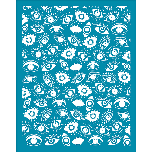 PandaHall Silk Screen Printing Stencil, for Painting on Wood, DIY Decoration T-Shirt Fabric, Eye, 100x127mm Nylon Eye Cyan
PandaHall Silk Screen Printing Stencil, for Painting on Wood, DIY Decoration T-Shirt Fabric, Eye, 100x127mm Nylon Eye Cyan