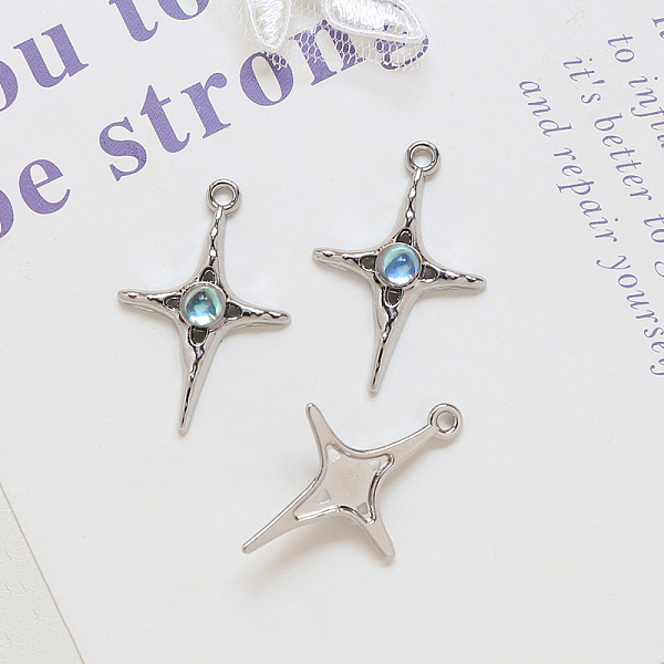 PandaHall Alloy Rhinestone Pendant with Resin, Platinum, Star, 29x20mm Alloy+Rhinestone Star
PandaHall Alloy Rhinestone Pendant with Resin, Platinum, Star, 29x20mm Alloy+Rhinestone Star